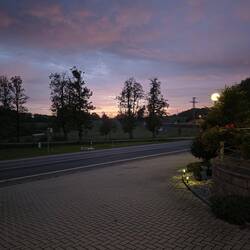 Blaue Stunde ab der Pension