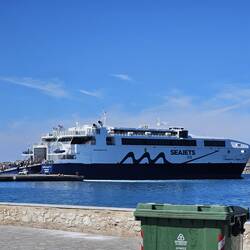 The type of Seajet catamaran we came on