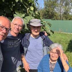 Die supernetten Betreiber des Campingplatzes, er 84 Jahre alt, sie 77