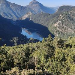 Blick auf den (Stau-) Fluss Verdon