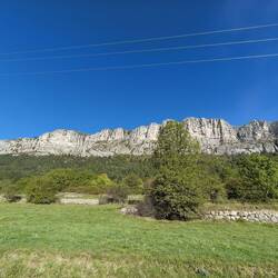 Blick auf die Felsen vom Verdon
