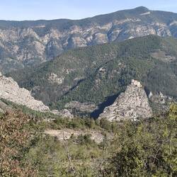 Abstieg zur Kaffeepause an der Citadelle d'Entrevaux