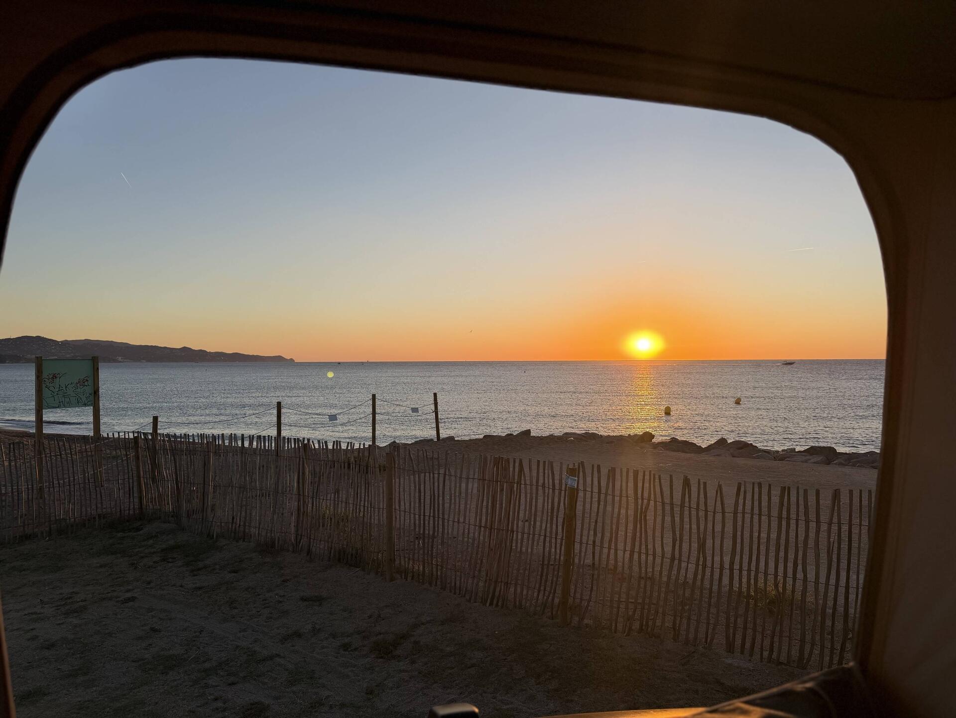 Mein morgendlicher Wecker, der Sonnenaufgang