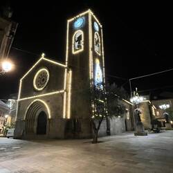 Igreja Matriz illuminated at night