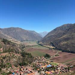 Blick auf sacred Valley