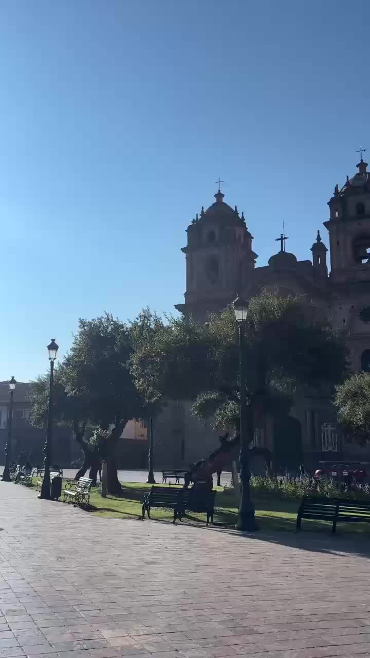 Plaza mayor in der Früh