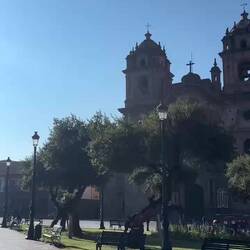 Plaza mayor in der Früh