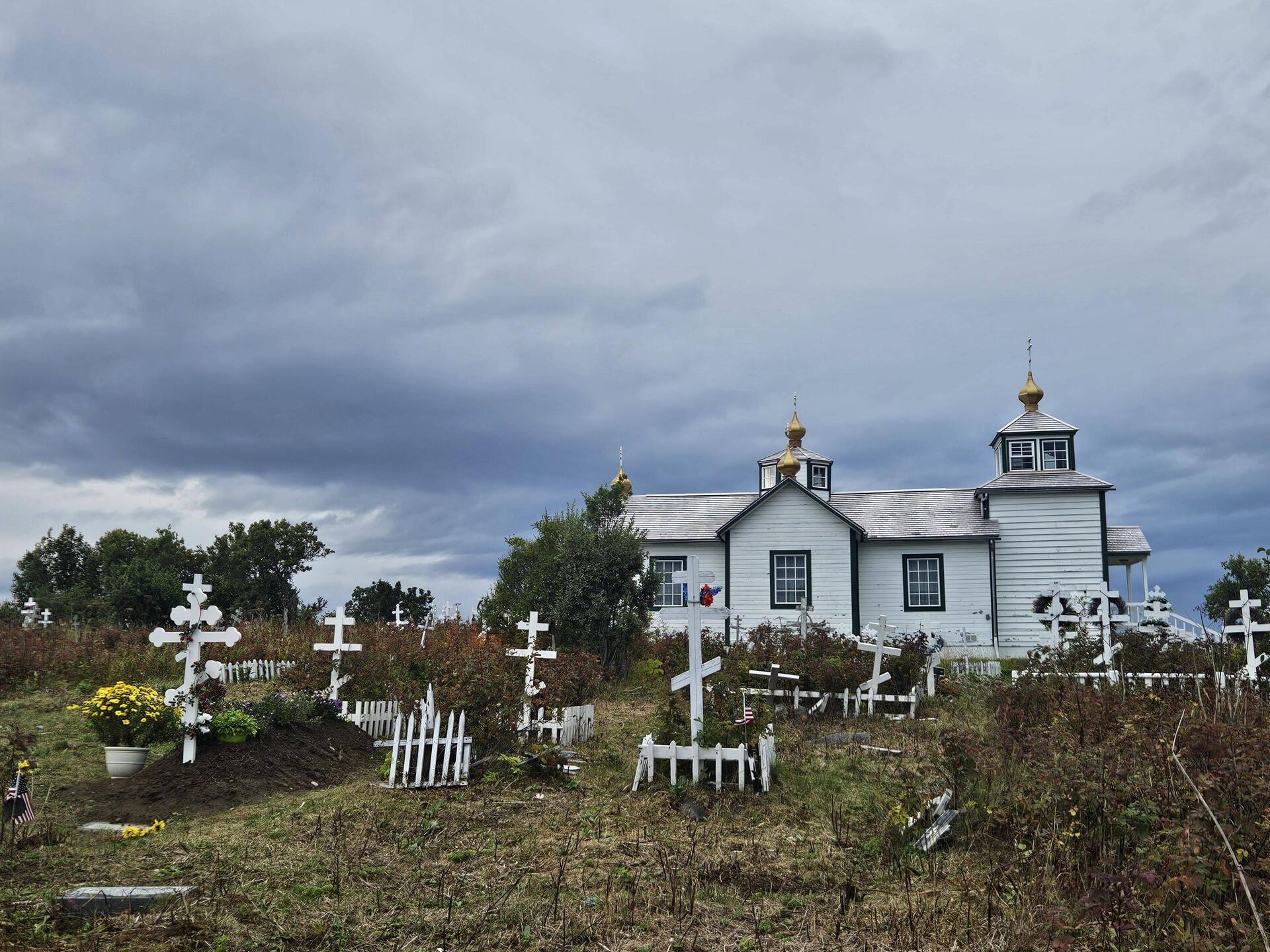 Die russisch orthodoxe Kirche in Ninilchik