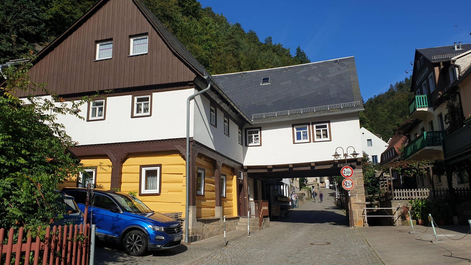 Hier gehts hinter in die Hintere Sächsische Schweiz