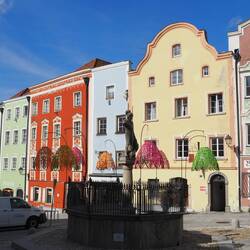 Das beschauliche Örtchen Schärding