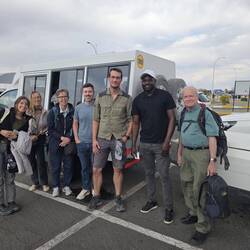 Final group photo - Giulia, Francesca, Kajsa, Greg, Remi, Gideon and myself