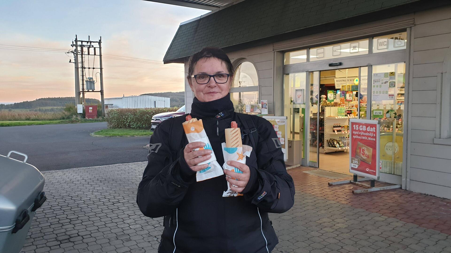 Hot Dog für Elke und mich