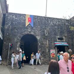 Entry into the fortified old city of Valença