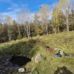 Heißer Pott Krosslaug am Fitjarfoss >42°C