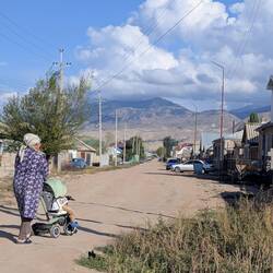 Taking a stroll around the village