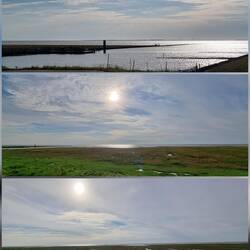 2.Runde war dann auch Flut und die Nordsee zu sehen