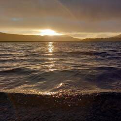 Sonne am Abend