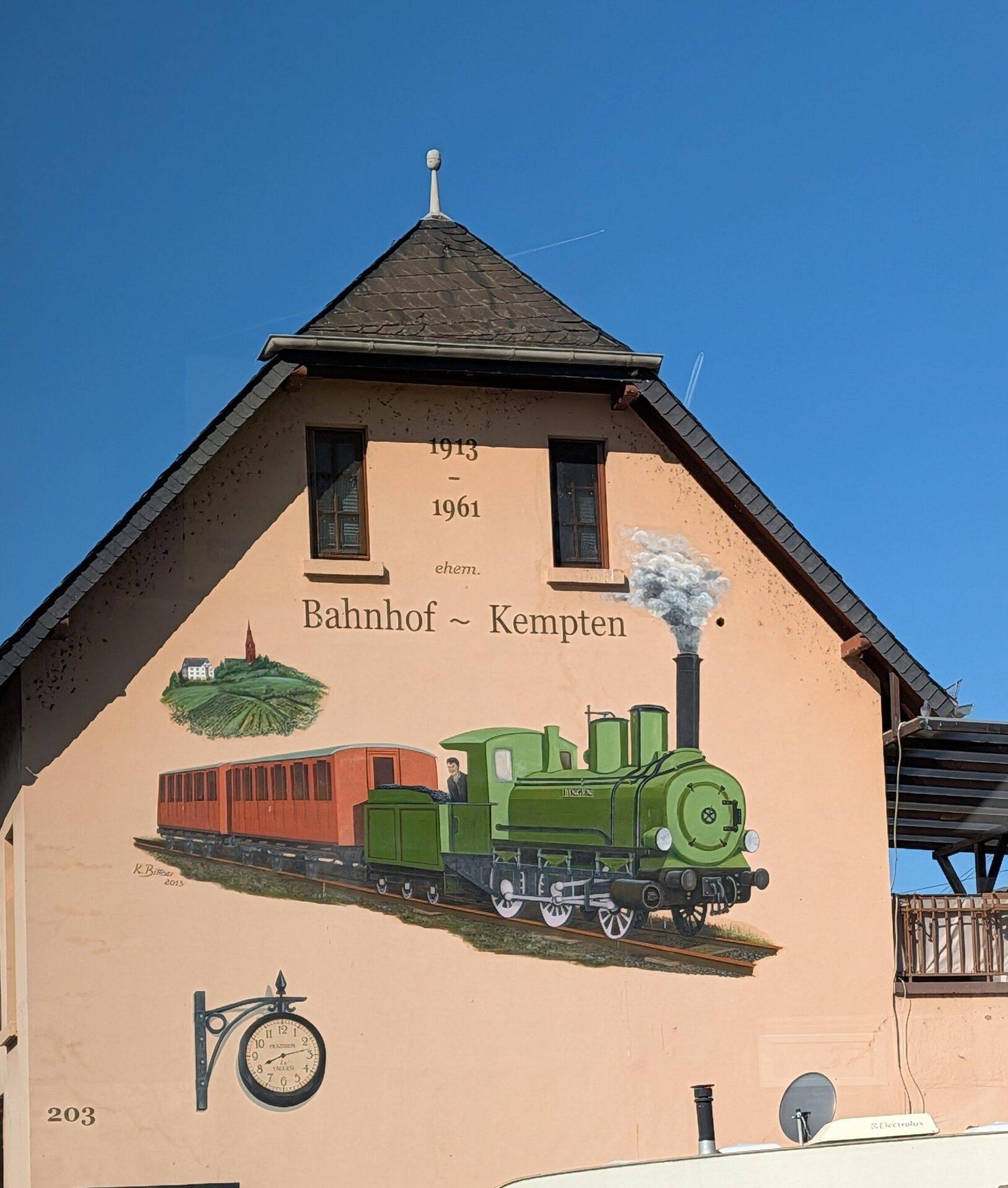 So heißt hier ein Stadtteil von Bingen😃