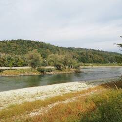 Die Isarmündung in die Donau