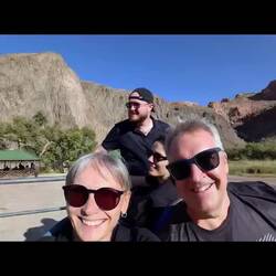 Another bumpy ride up the canyon