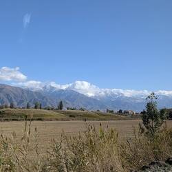 Fabulous scenery while driving through the Karkara Valley