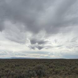 Interesting cloud formations all day.