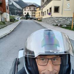 ich verlasse meine Bleibe von Sébastien in Richtung Col de l'Izoard, mit Abstecher Richtung Italien
