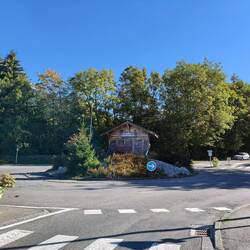 Strasse gesperrt wegen Grossveranstaltung, also wieder zurück
