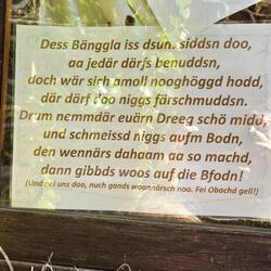 Schnellkurs in Oberfränkischer Mundart