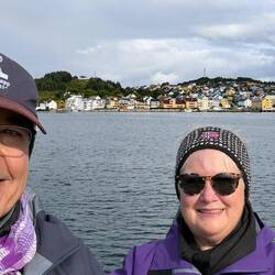 From Kirklandet with Nordlandet in the background — Kristiansund, Norway.
