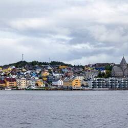 Panorama of Nordlandet from Kirklandet — Kristiansund.