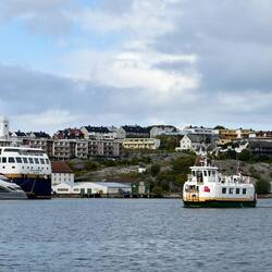 The Sundbåten ferry runs between the four islands — Kristiansund.