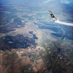 Anflug auf Zürich
