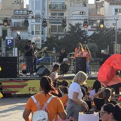 Ein Konzert an der Strandpromenade