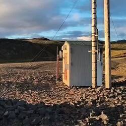 Im Hintergrund am Ende der Vatnajökul