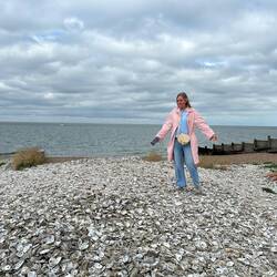 Oyster shells returned to the environment.