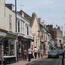 Narrow street in Whitstable