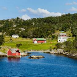 Scenery on the last leg to Bergen.