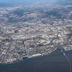 Abflug von Lissabon