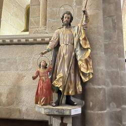 St Joseph and "baby" Jesus