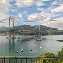 Puente de Rande (from the train window)