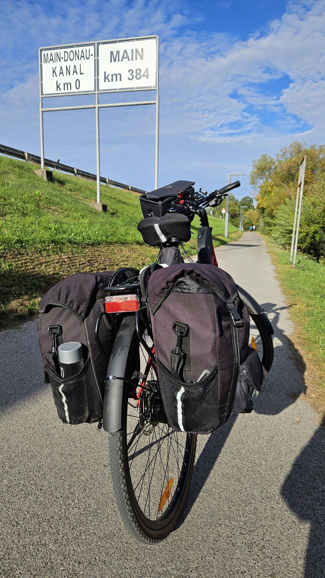 Einstieg in den Mainradweg