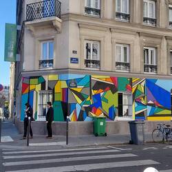 Fabulous artwork on our walk through our local neighbourhood