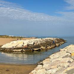 Blick nach Lignano Riviera