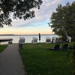 Abendessen am Fleesensee