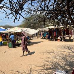 Impression auf dem Massai Markt