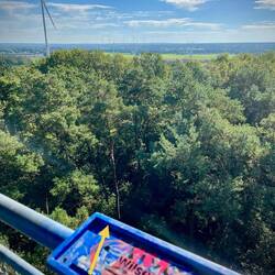 der Wilseder Berg, irgendwo da am Horizont. Eines meiner nächsten Ziele.