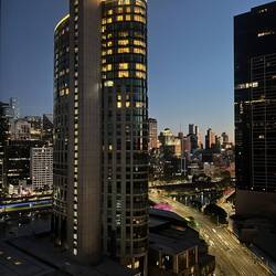 Night time view