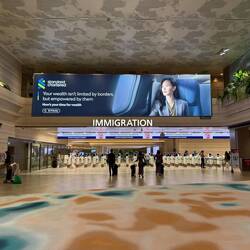 Impressionen vom Flughafen in Singapur