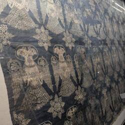 I was so fucked up by the TEXTILES - this was from the 11th century I think, from Iran